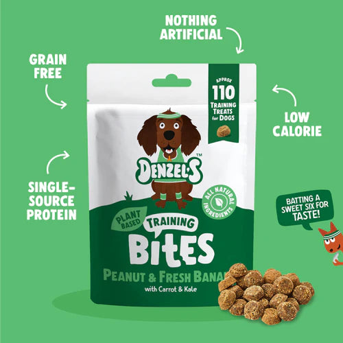 Denzel's Training Bites - Peanut & Fresh Banana (Plant based)