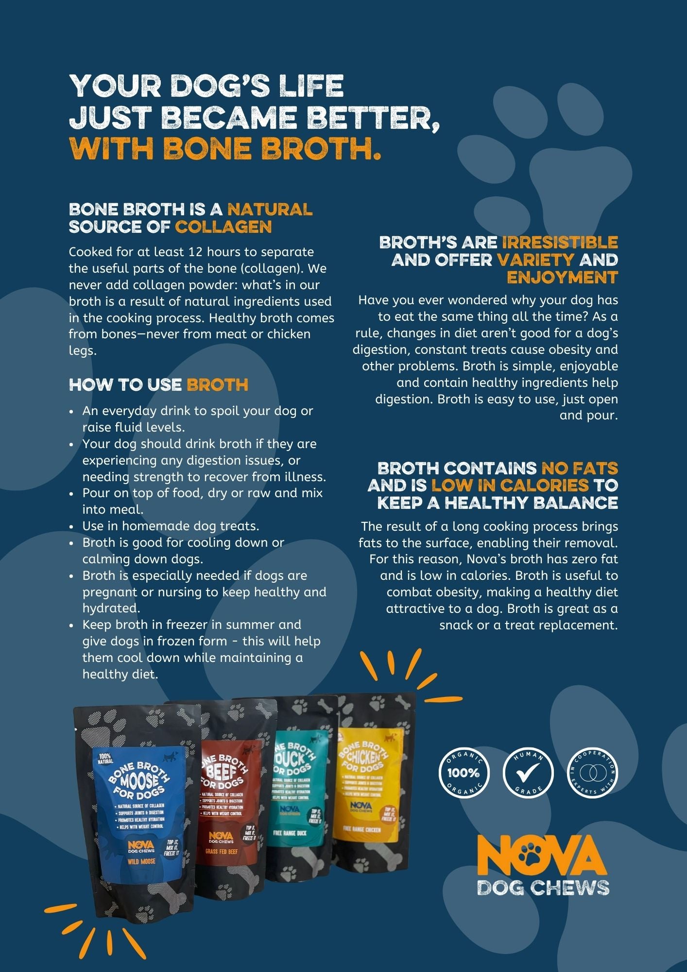 Bone Broth Nova PreMix - Duck