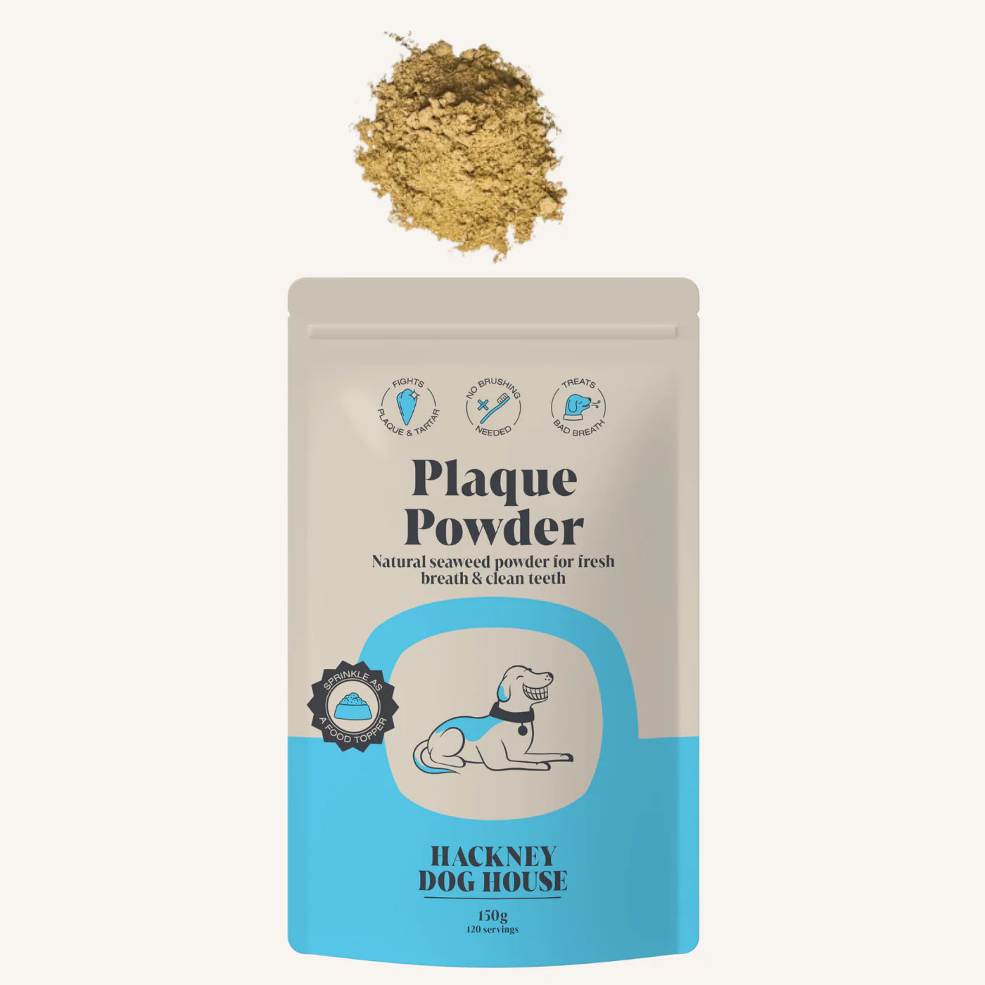 Hackney Dog House Plaque Seaweed Powder