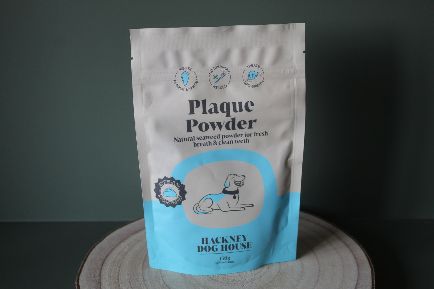 Hackney Dog House Plaque Seaweed Powder