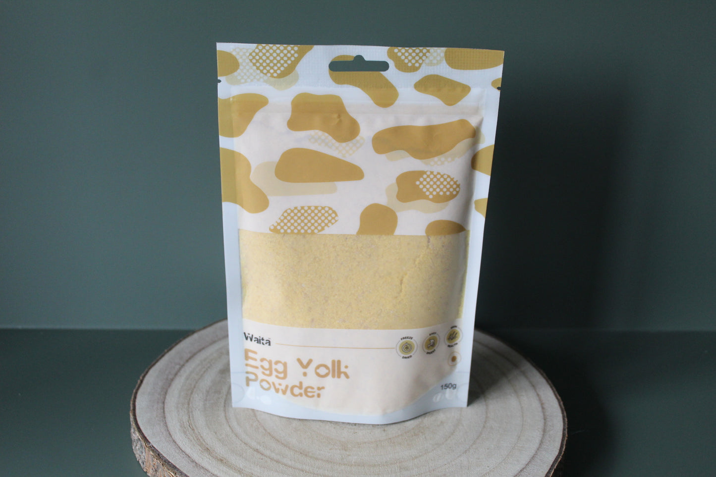 Waita Pets Freeze Dried Chicken Egg Yolk Powder Topping