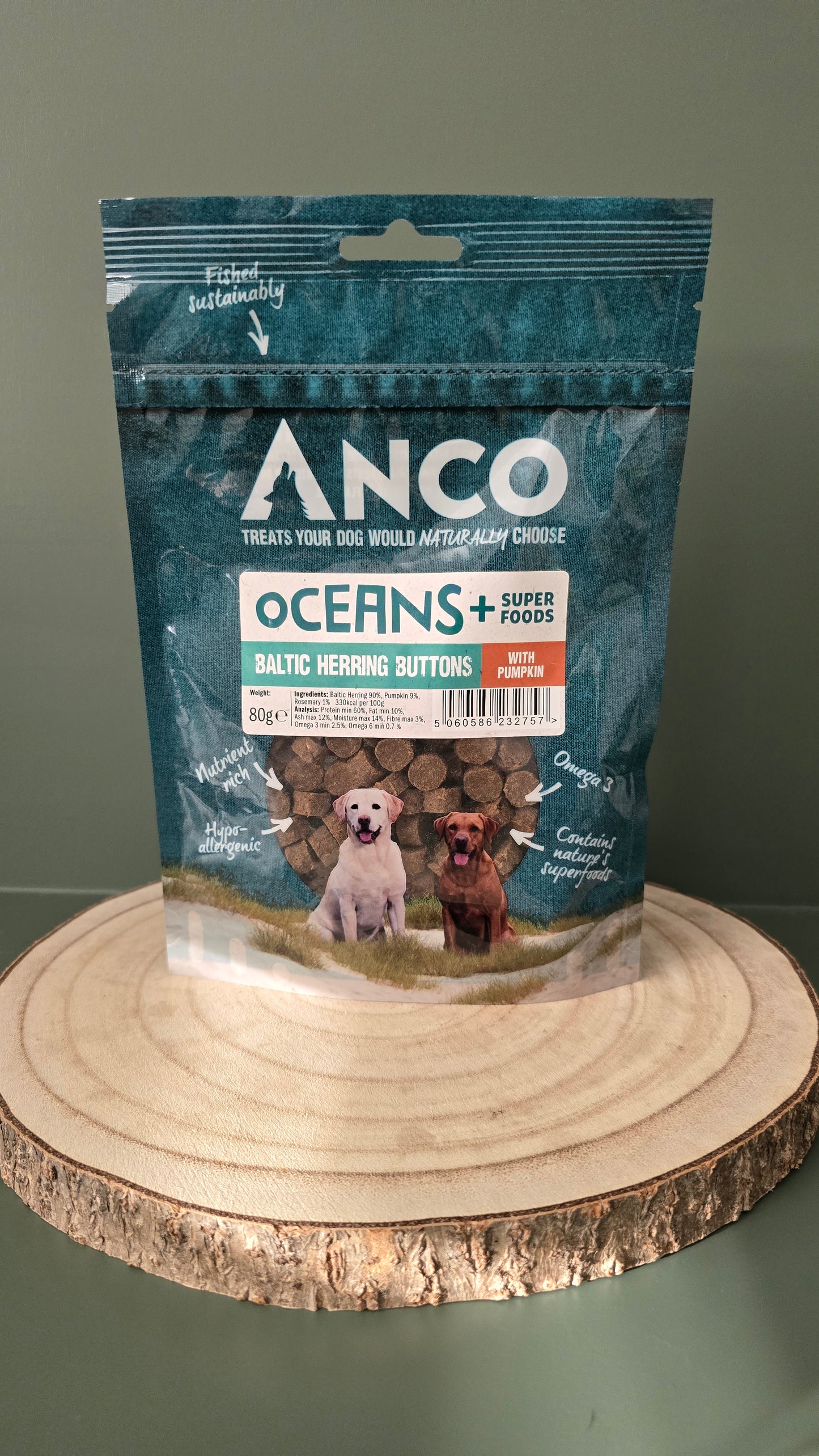 Baltic Herring Buttons with Pumpkin