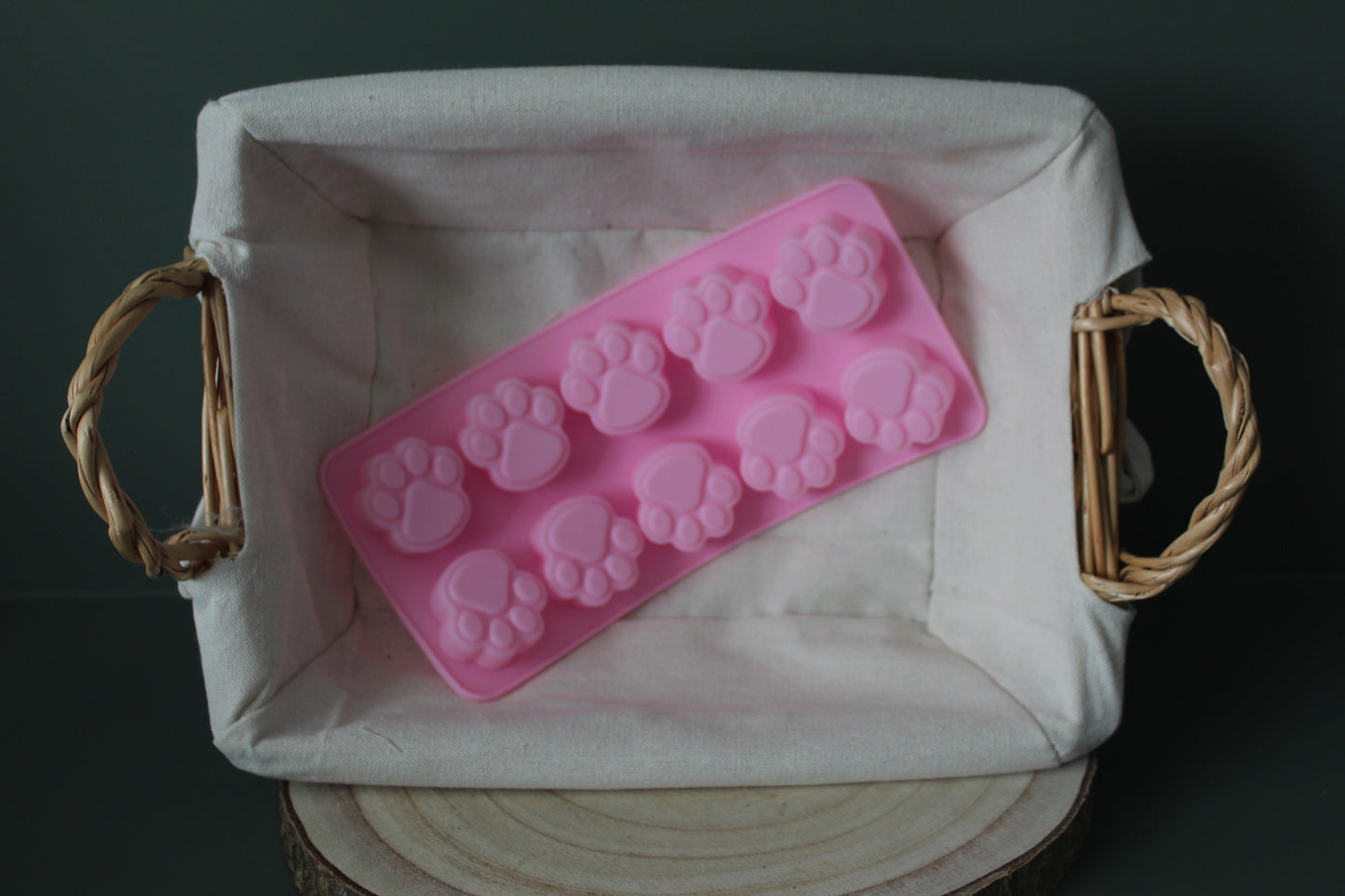 Silicone Paw Shape Mould (Pink)