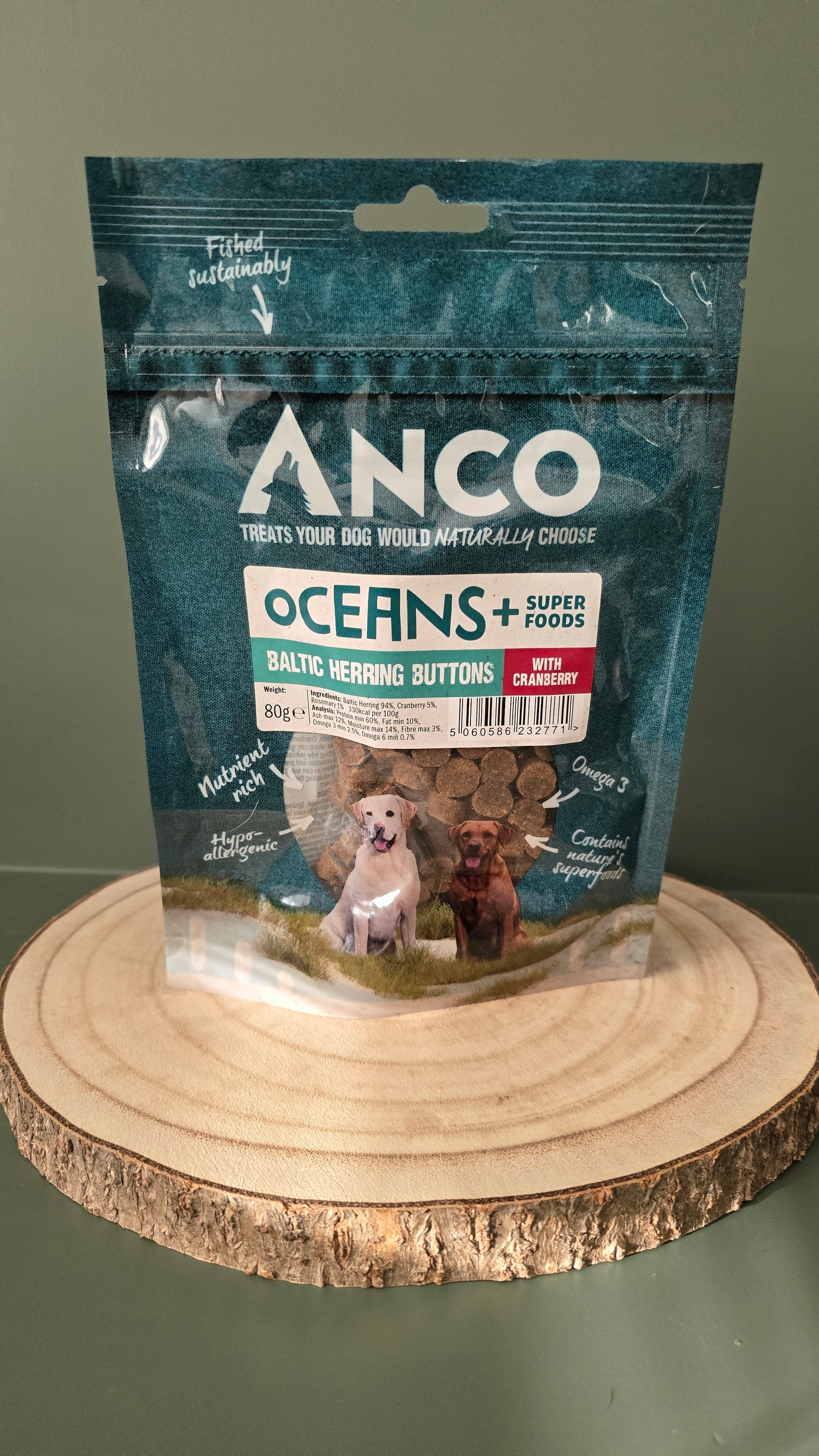 Baltic Herring Buttons with Cranberry