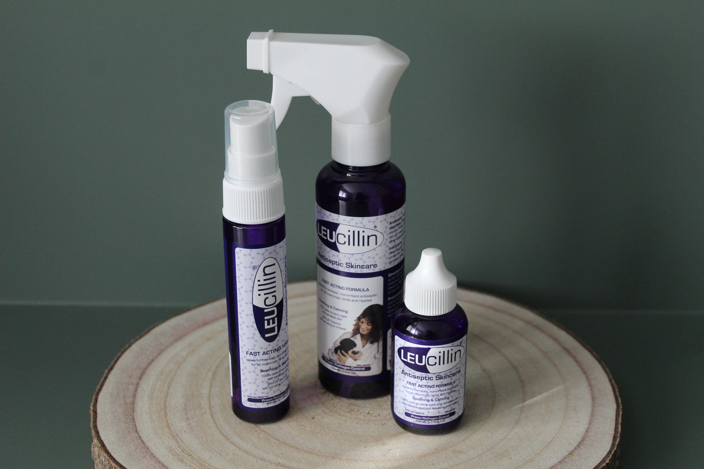 Leucillin Antiseptic Dropper and Spray