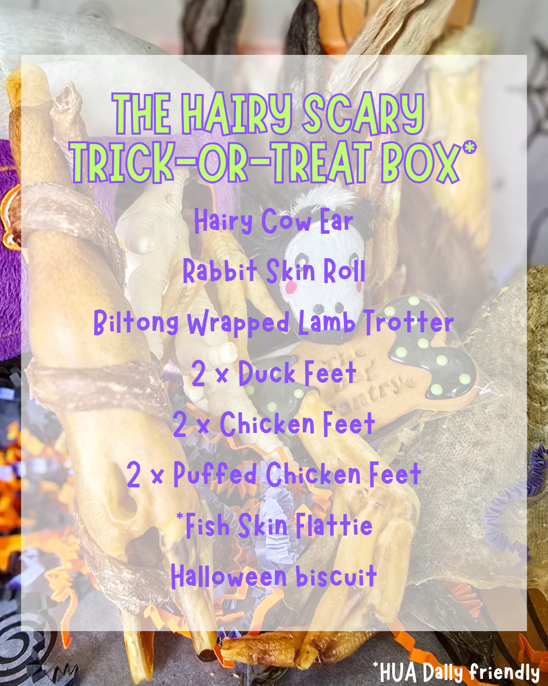 The Hairy Scary Trick-or-Treat box