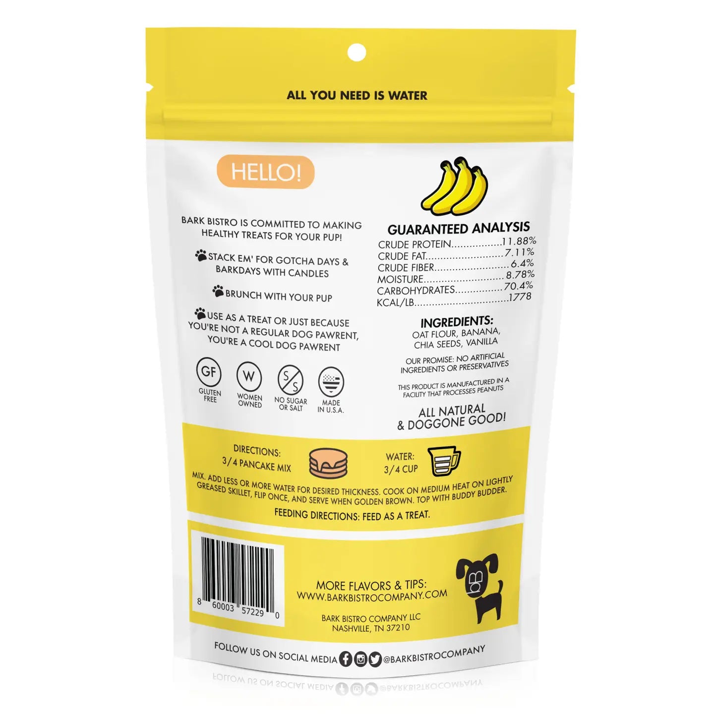 Pooch Pancakes - Barkin Banana