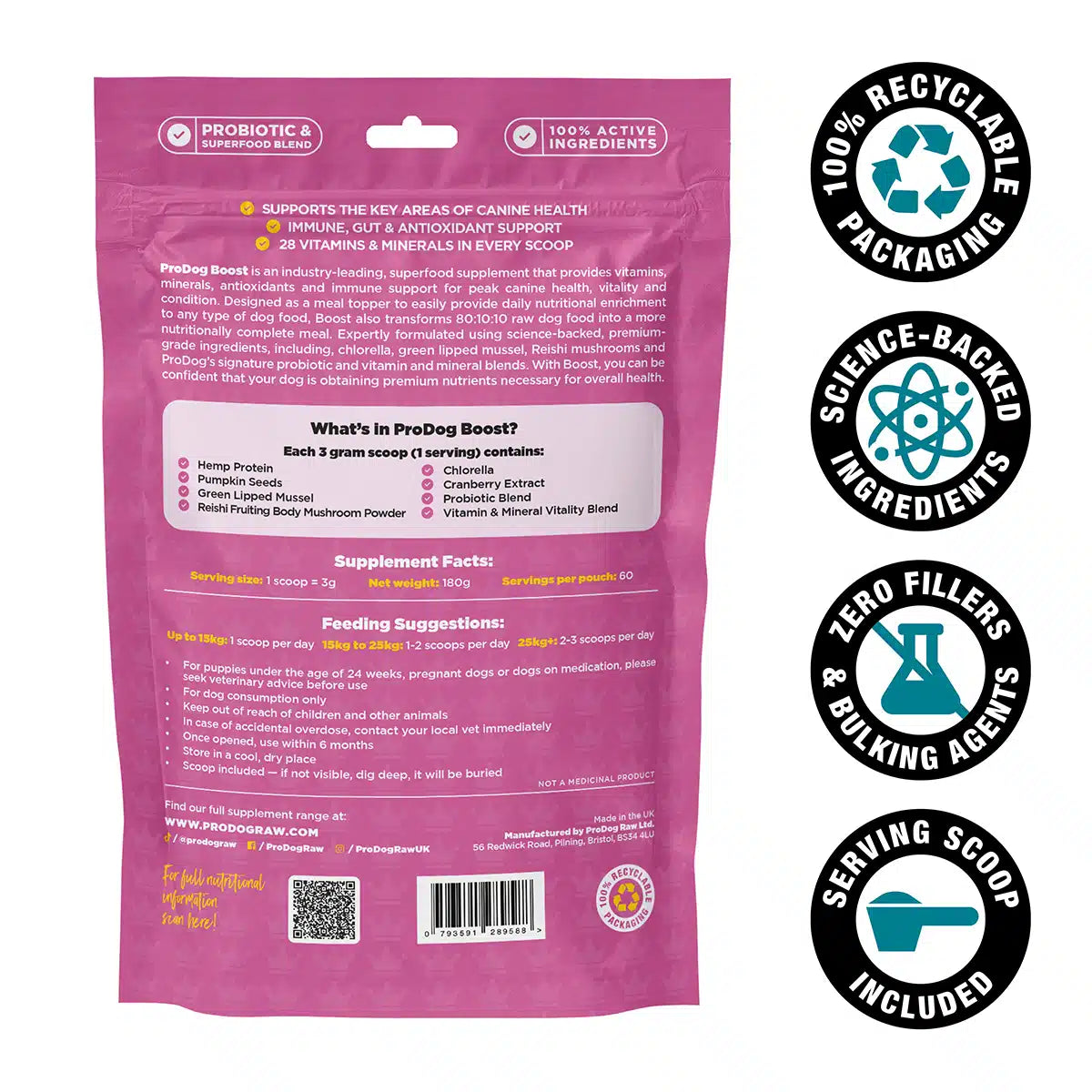 ProDog Boost Multi Vitamin & Mineral powder