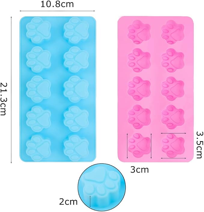 Silicone Paw Shape Mould (Pink)