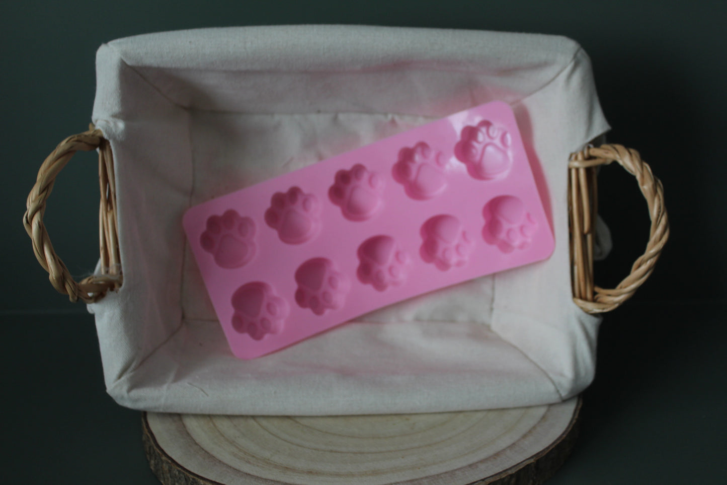 Silicone Paw Shape Mould (Pink)